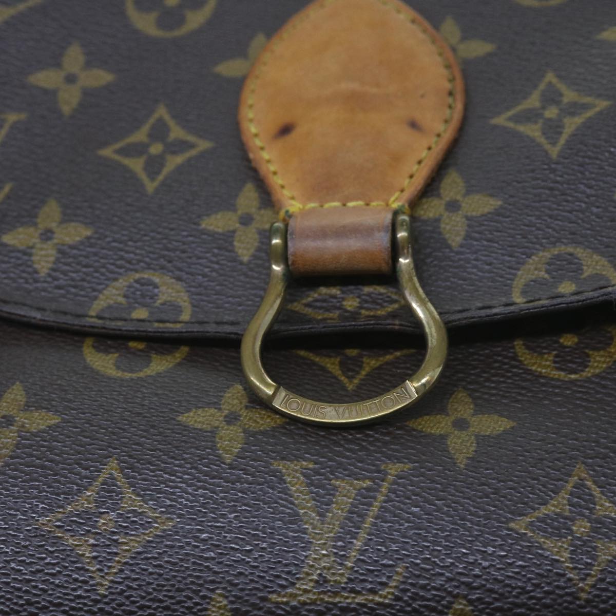 LOUIS VUITTON Monogram Saint Cloud GM Shoulder Bag M51242 LV Auth 68299