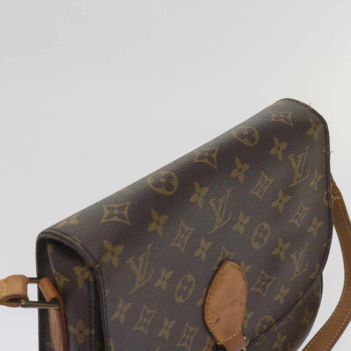 LOUIS VUITTON Monogram Saint Cloud GM Shoulder Bag M51242 LV Auth 68299