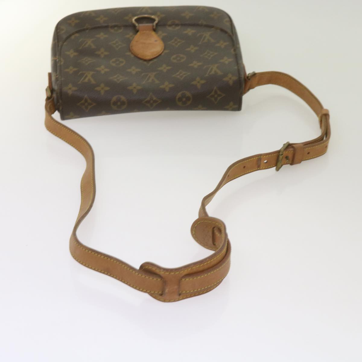 LOUIS VUITTON Monogram Saint Cloud GM Shoulder Bag M51242 LV Auth 68299