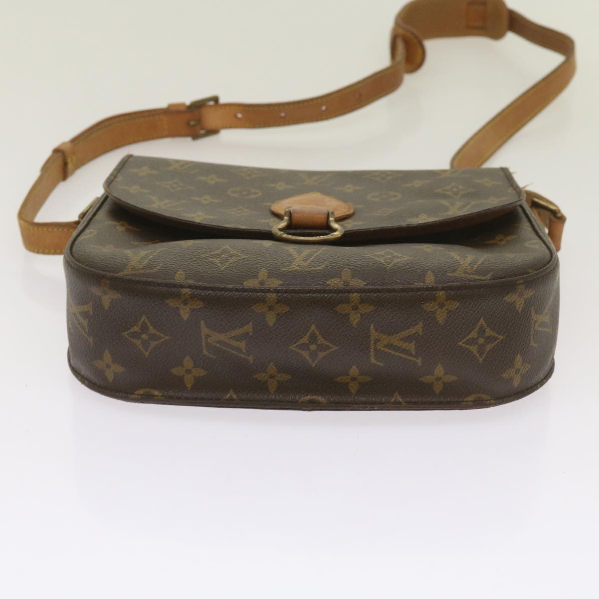 LOUIS VUITTON Monogram Saint Cloud GM Shoulder Bag M51242 LV Auth 68299