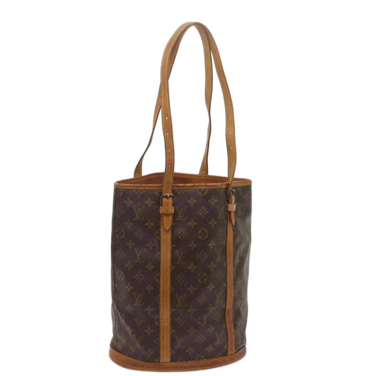 LOUIS VUITTON Monogram Bucket GM Shoulder Bag Vintage M42236 LV Auth 68306