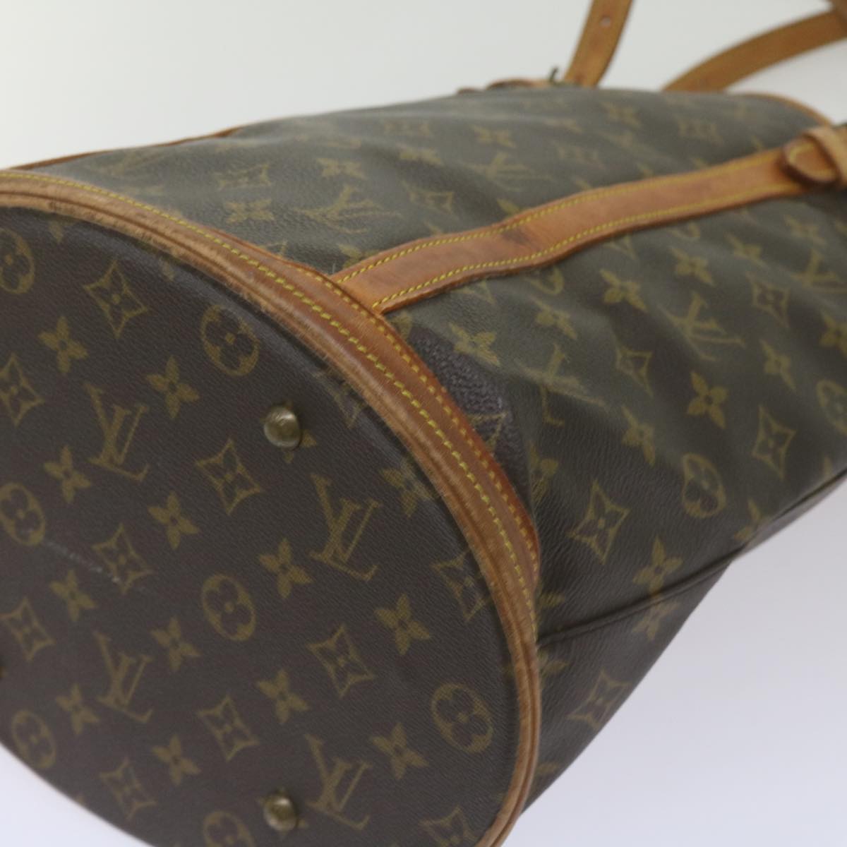 LOUIS VUITTON Monogram Bucket GM Shoulder Bag Vintage M42236 LV Auth 68306