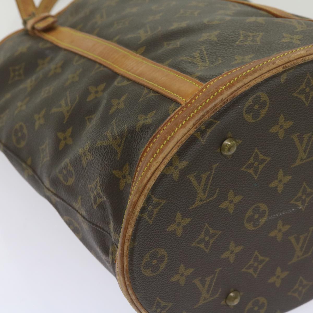 LOUIS VUITTON Monogram Bucket GM Shoulder Bag Vintage M42236 LV Auth 68306