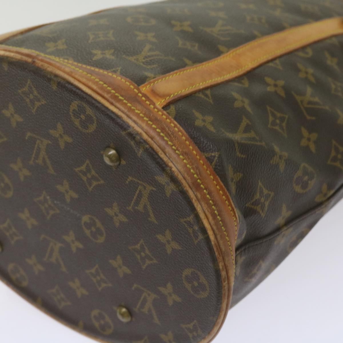 LOUIS VUITTON Monogram Bucket GM Shoulder Bag Vintage M42236 LV Auth 68306