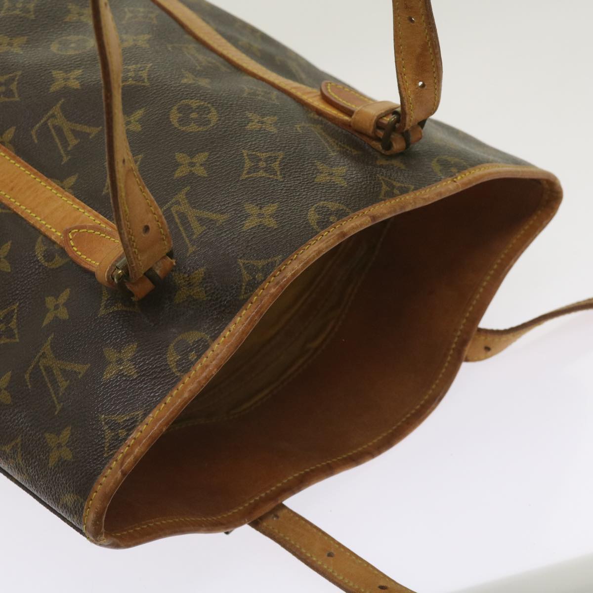 LOUIS VUITTON Monogram Bucket GM Shoulder Bag Vintage M42236 LV Auth 68306