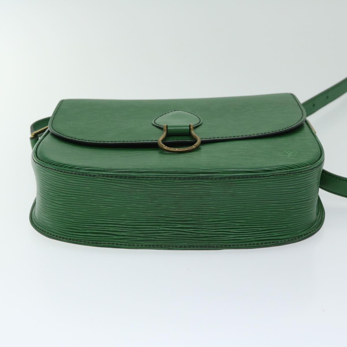 LOUIS VUITTON Epi Saint Cloud GM Shoulder Bag Green M52194 LV Auth 68316