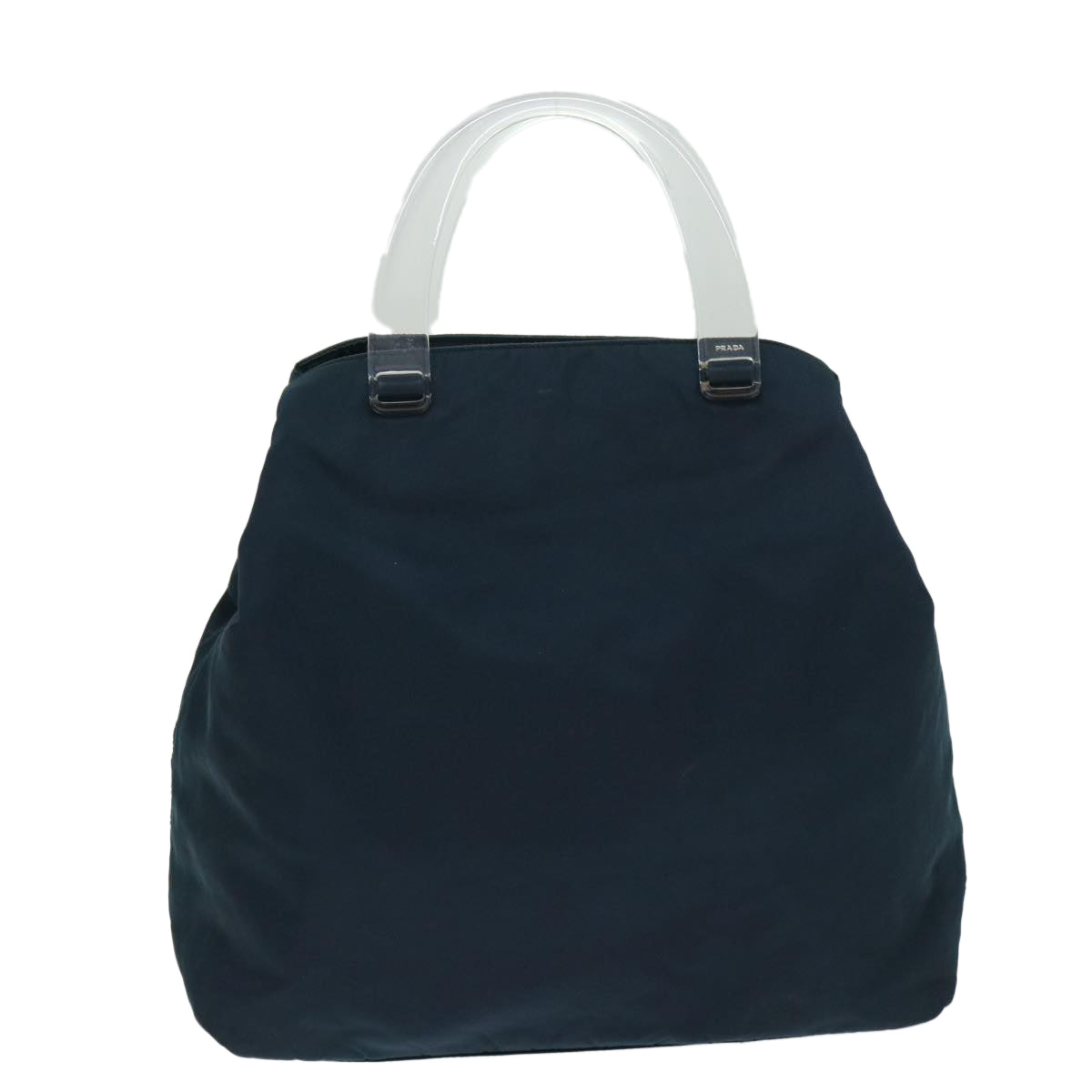 PRADA Hand Bag Nylon Navy Auth 68318