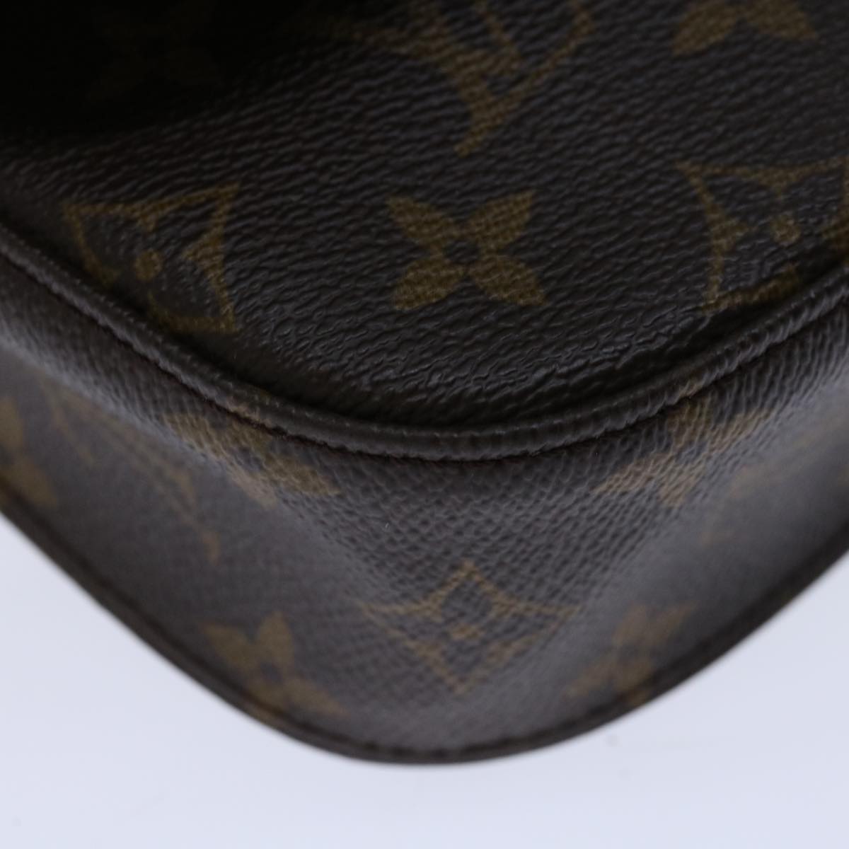 LOUIS VUITTON Monogram Saint Cloud PM Shoulder Bag M51244 LV Auth 68353