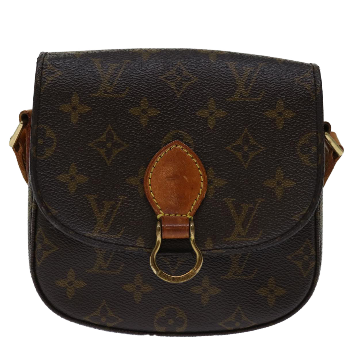 LOUIS VUITTON Monogram Saint Cloud PM Shoulder Bag M51244 LV Auth 68353