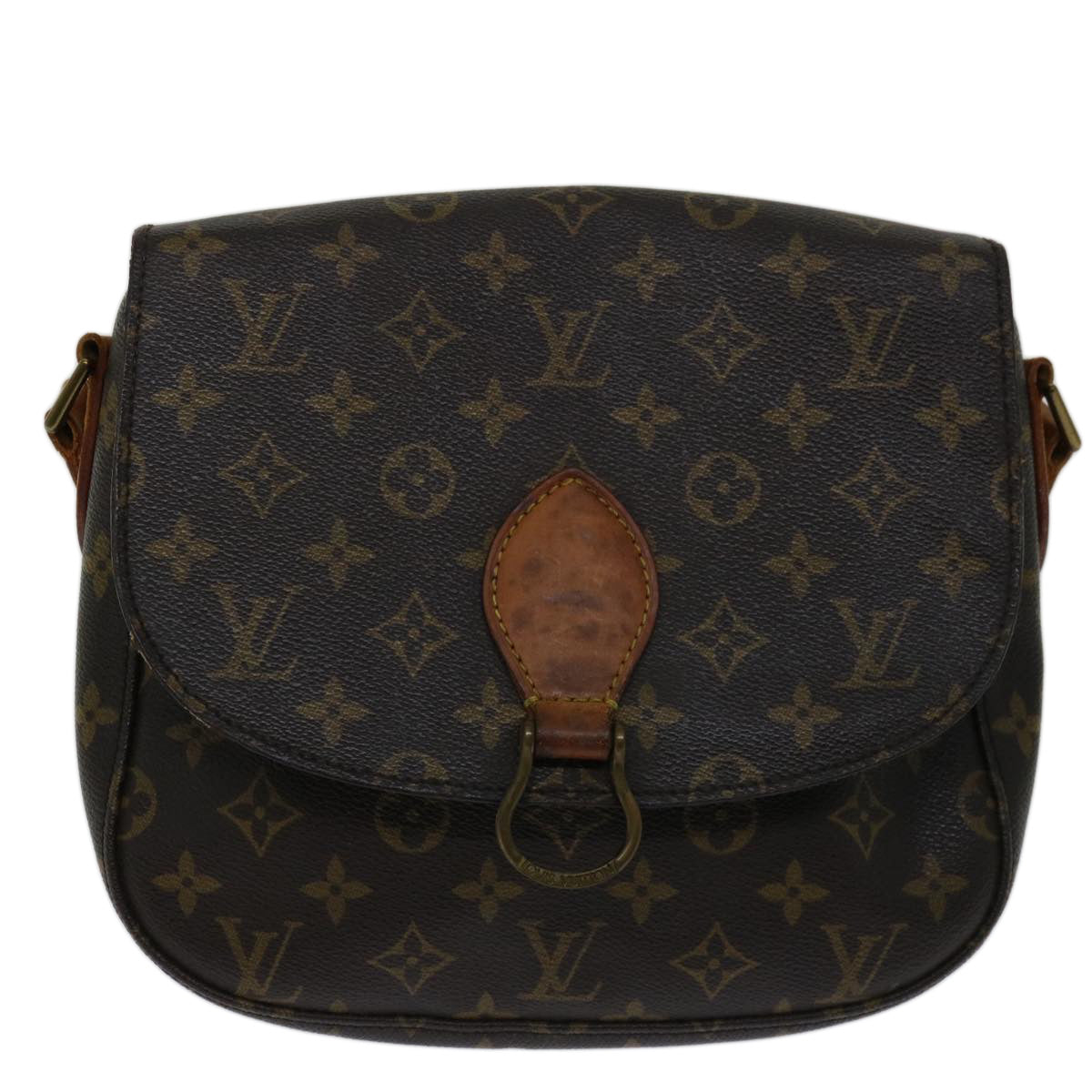 LOUIS VUITTON Monogram Saint Cloud GM Shoulder Bag M51242 LV Auth 68355