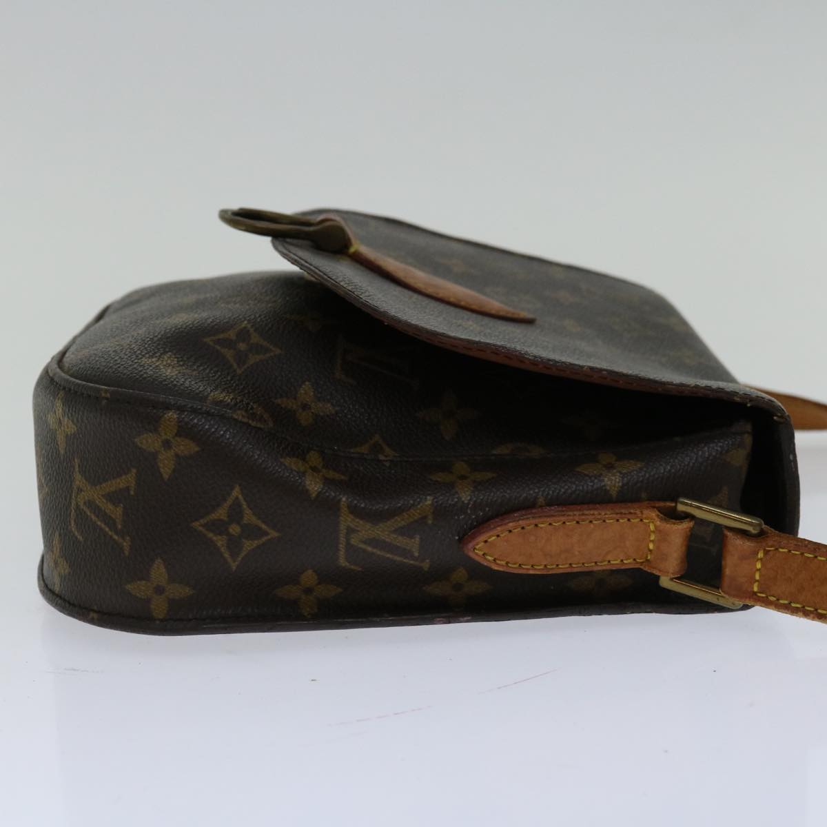 LOUIS VUITTON Monogram Saint Cloud GM Shoulder Bag M51242 LV Auth 68355