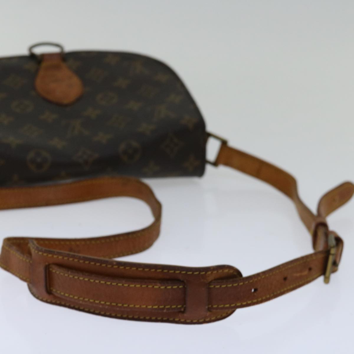 LOUIS VUITTON Monogram Saint Cloud GM Shoulder Bag M51242 LV Auth 68355