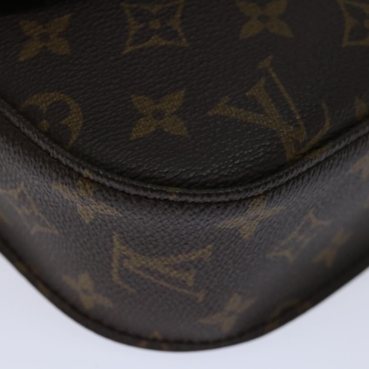 LOUIS VUITTON Monogram Saint Cloud GM Shoulder Bag M51242 LV Auth 68356