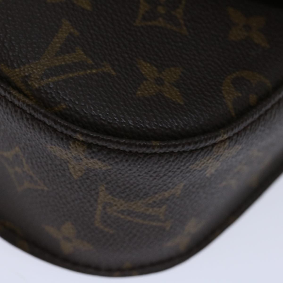 LOUIS VUITTON Monogram Saint Cloud GM Shoulder Bag M51242 LV Auth 68356