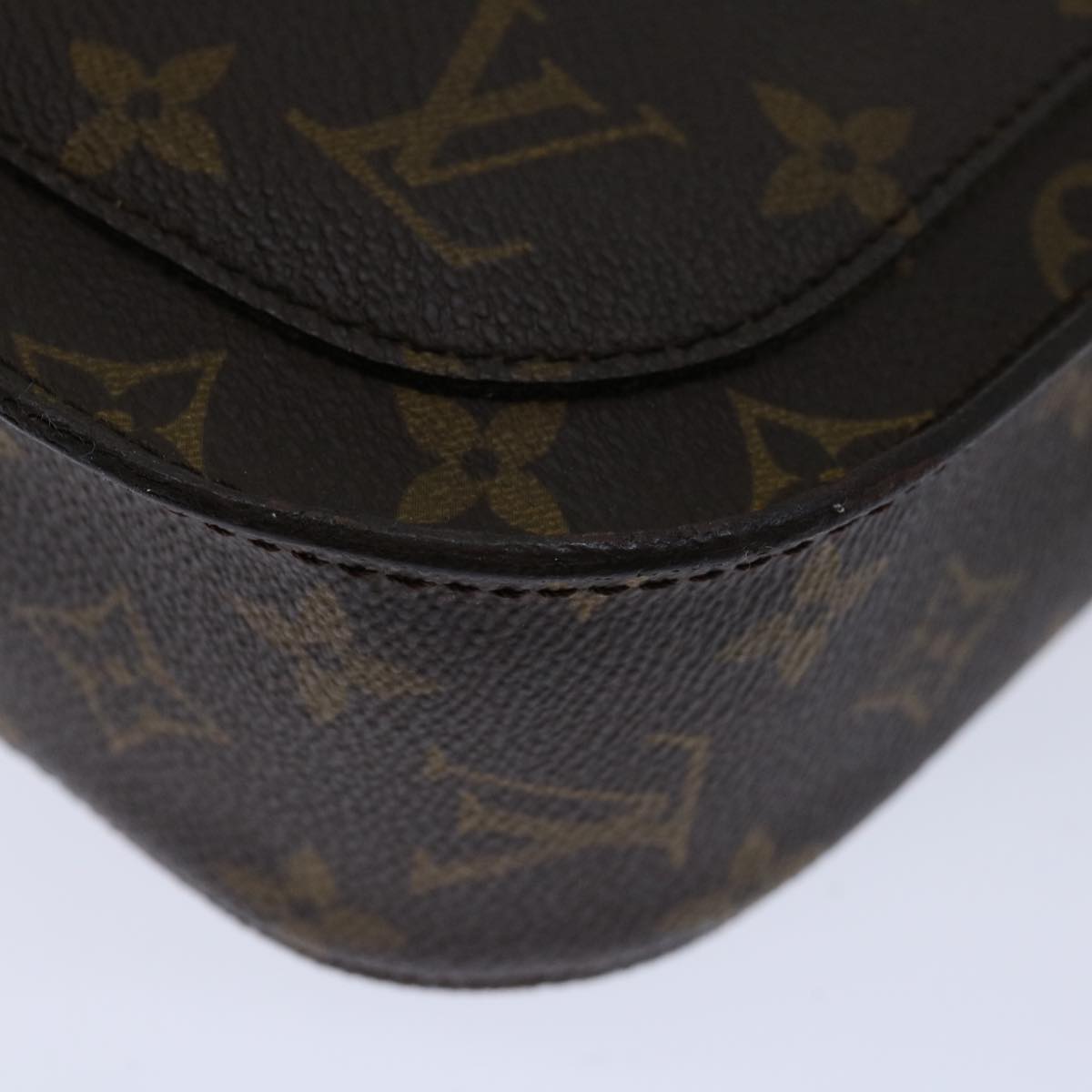 LOUIS VUITTON Monogram Saint Cloud GM Shoulder Bag M51242 LV Auth 68356