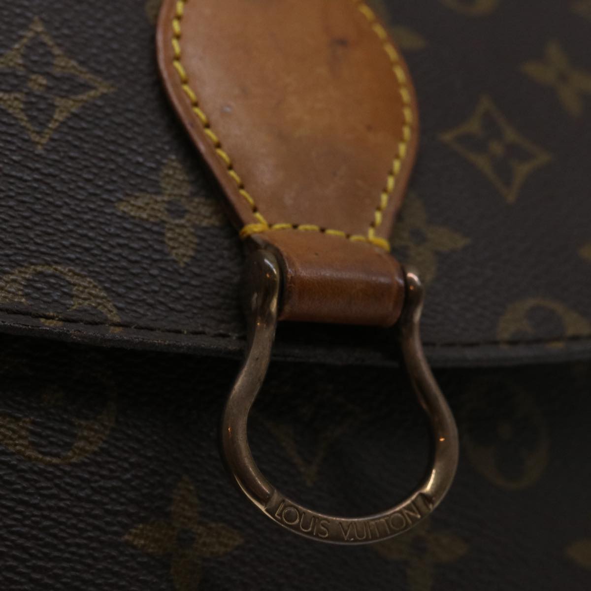 LOUIS VUITTON Monogram Saint Cloud GM Shoulder Bag M51242 LV Auth 68356