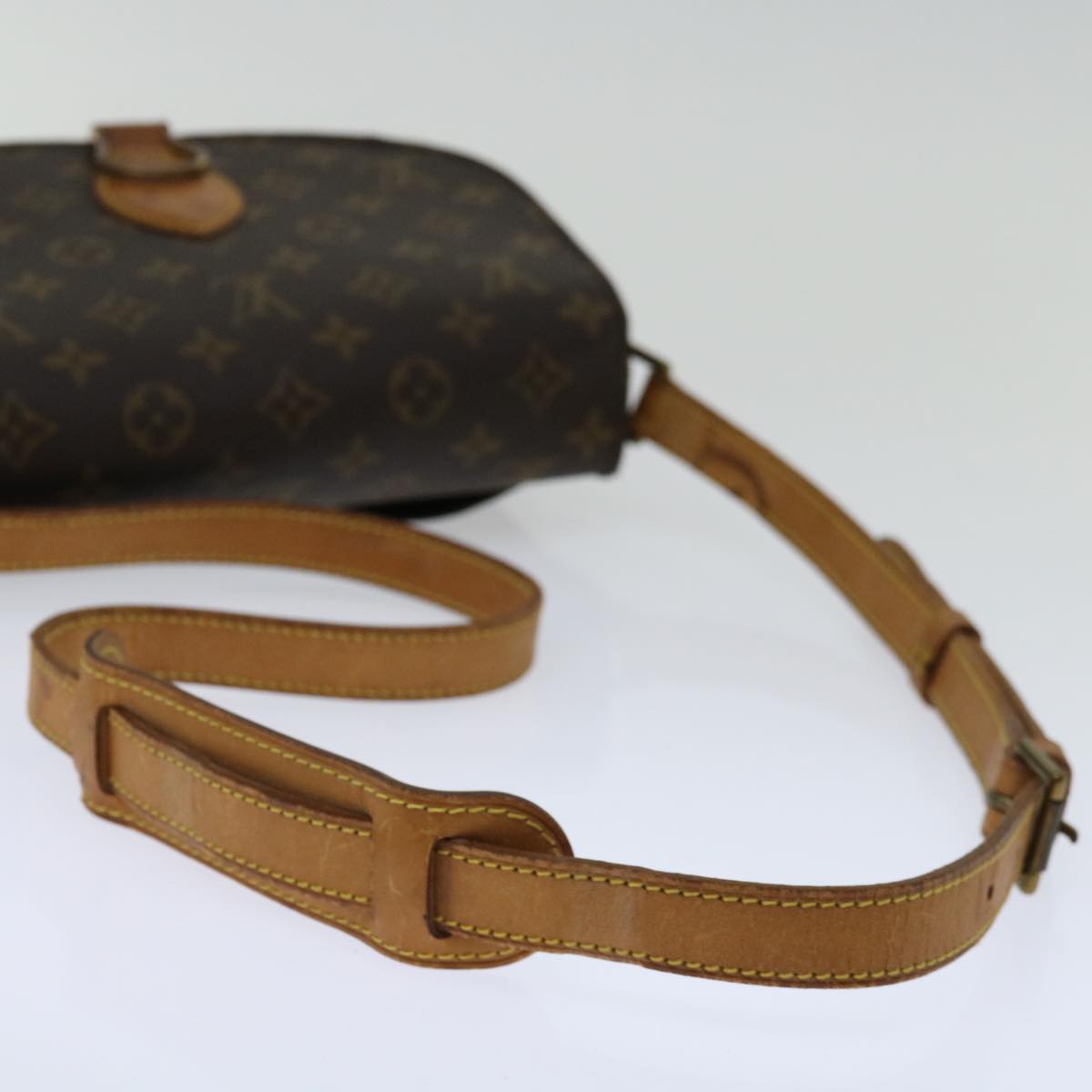 LOUIS VUITTON Monogram Saint Cloud GM Shoulder Bag M51242 LV Auth 68356