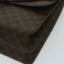 CELINE Macadam Canvas Hand Bag PVC Brown Auth 68360-14