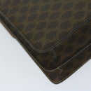 CELINE Macadam Canvas Hand Bag PVC Brown Auth 68360-17