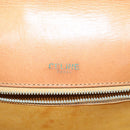 CELINE Macadam Canvas Hand Bag PVC Brown Auth 68360-19