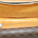 CELINE Macadam Canvas Hand Bag PVC Brown Auth 68360-20