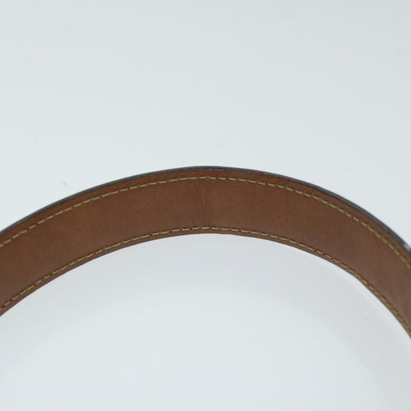 CELINE Macadam Canvas Hand Bag PVC Brown Auth 68360