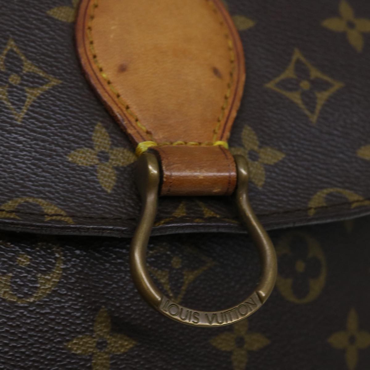 LOUIS VUITTON Monogram Saint Cloud GM Shoulder Bag M51242 LV Auth 68366