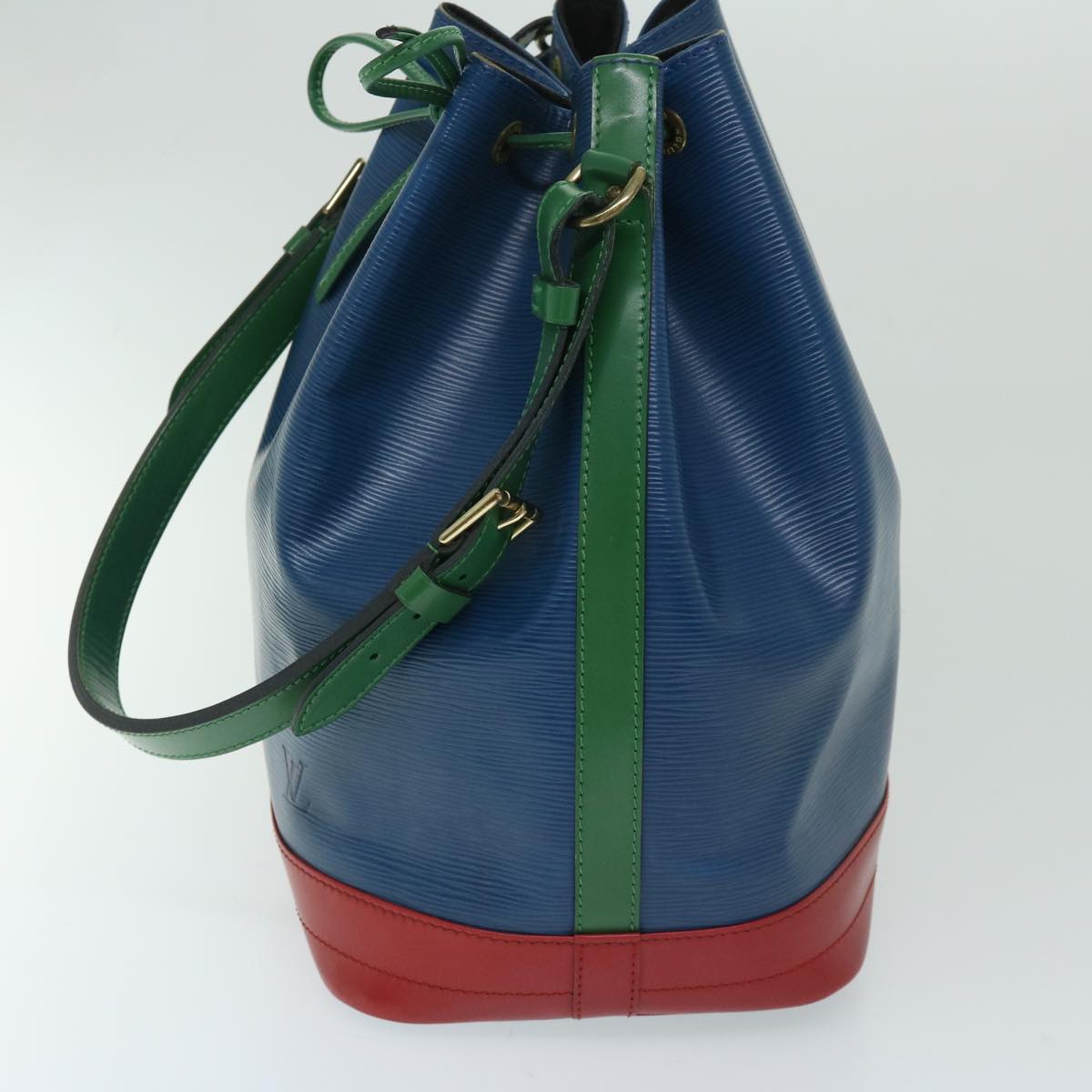 LOUIS VUITTON Epi Toriko Color Noe ShoulderBag Red Blue Green M44084 Auth 68382