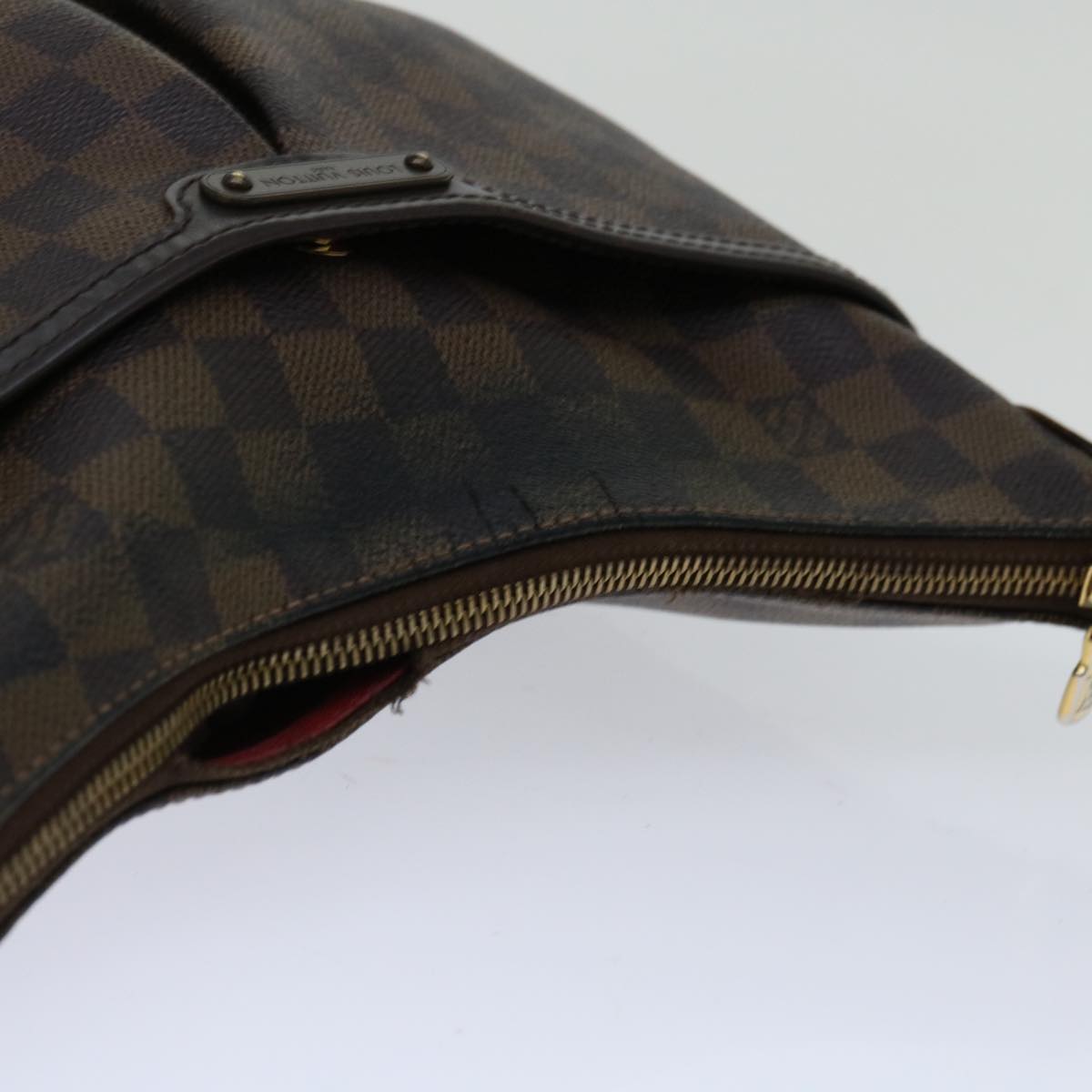 LOUIS VUITTON Damier Ebene Bloomsbury PM Shoulder Bag N42251 LV Auth 68390