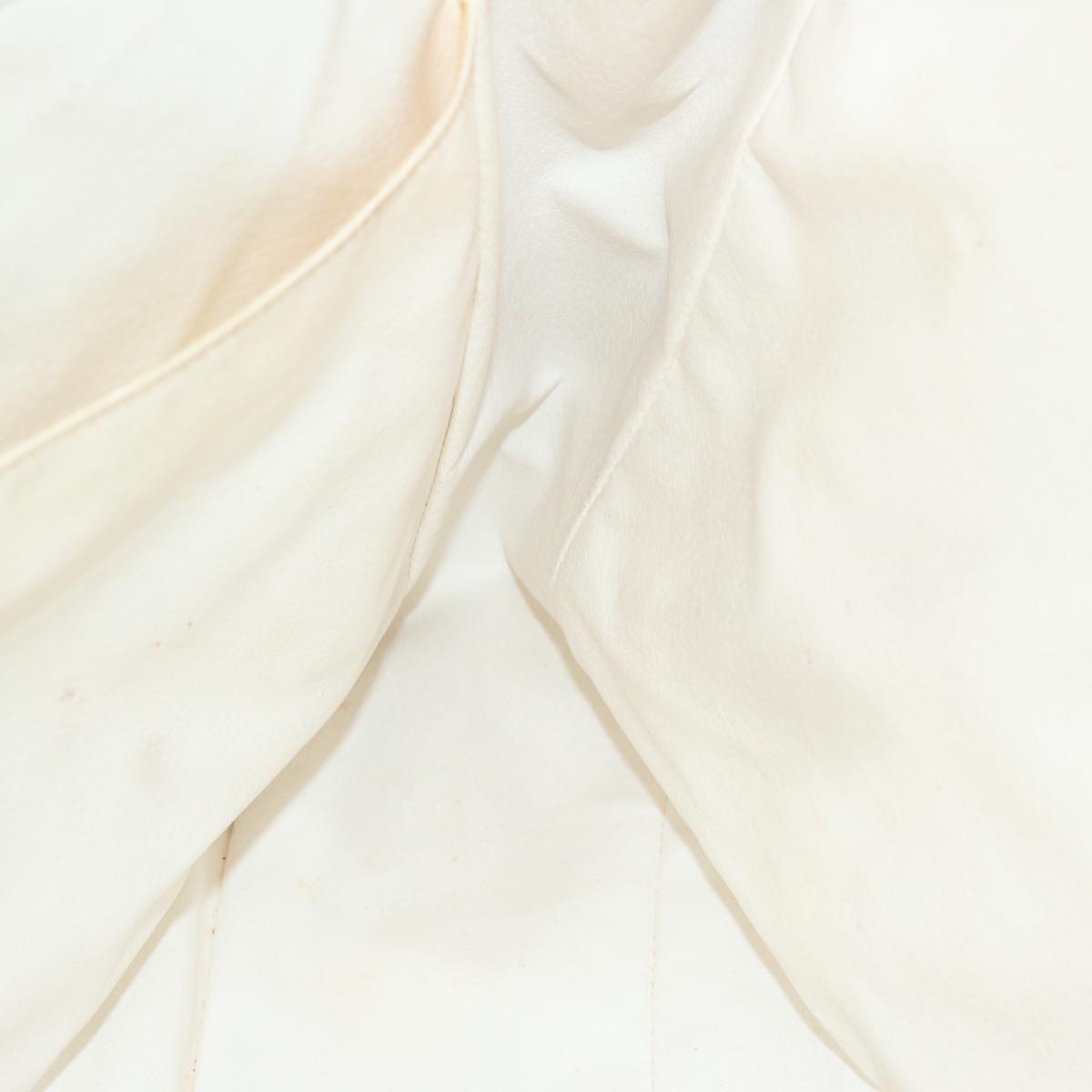 CELINE Macadam Canvas Tote Bag PVC White Auth 68393