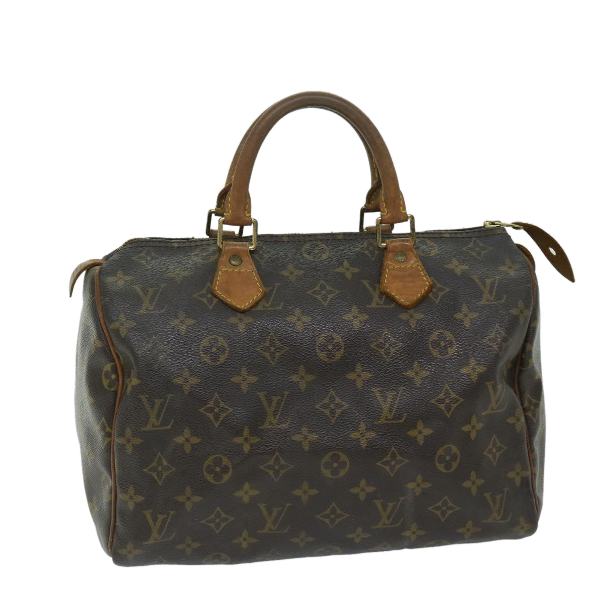 LOUIS VUITTON Monogram Speedy 30 Hand Bag M41526 LV Auth 68403