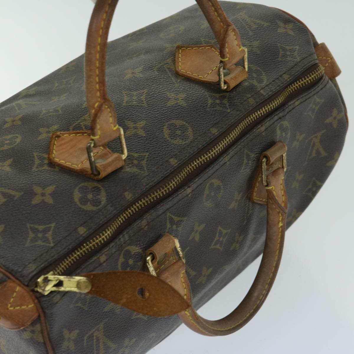 LOUIS VUITTON Monogram Speedy 30 Hand Bag M41526 LV Auth 68403