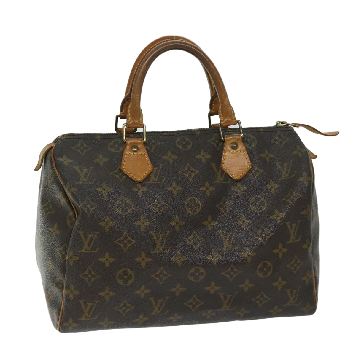 LOUIS VUITTON Monogram Speedy 30 Hand Bag M41526 LV Auth 68407