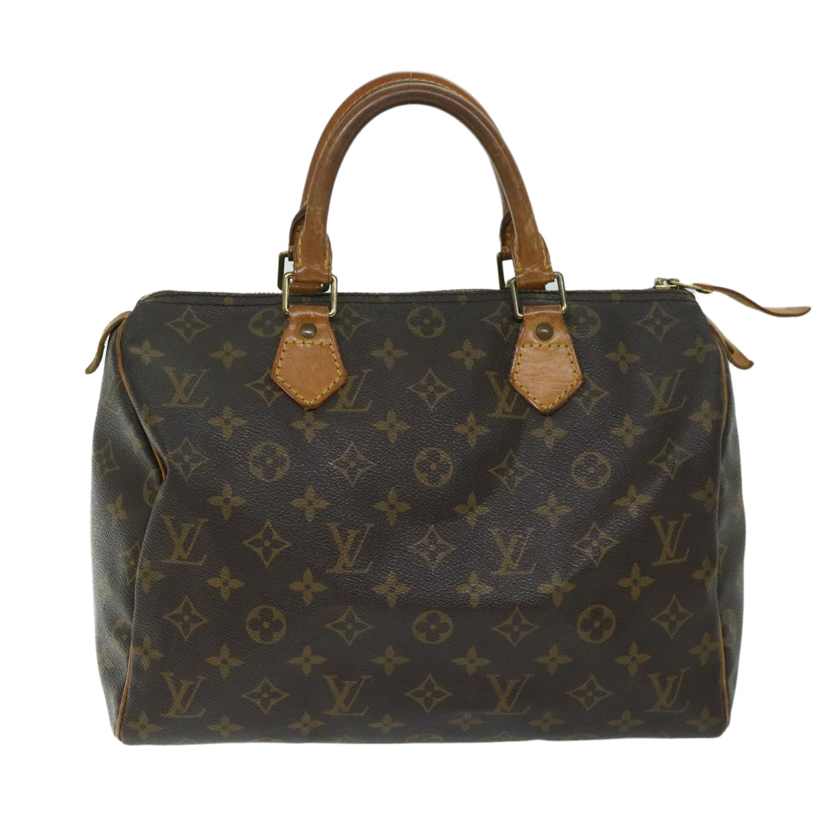 LOUIS VUITTON Monogram Speedy 30 Hand Bag M41526 LV Auth 68407