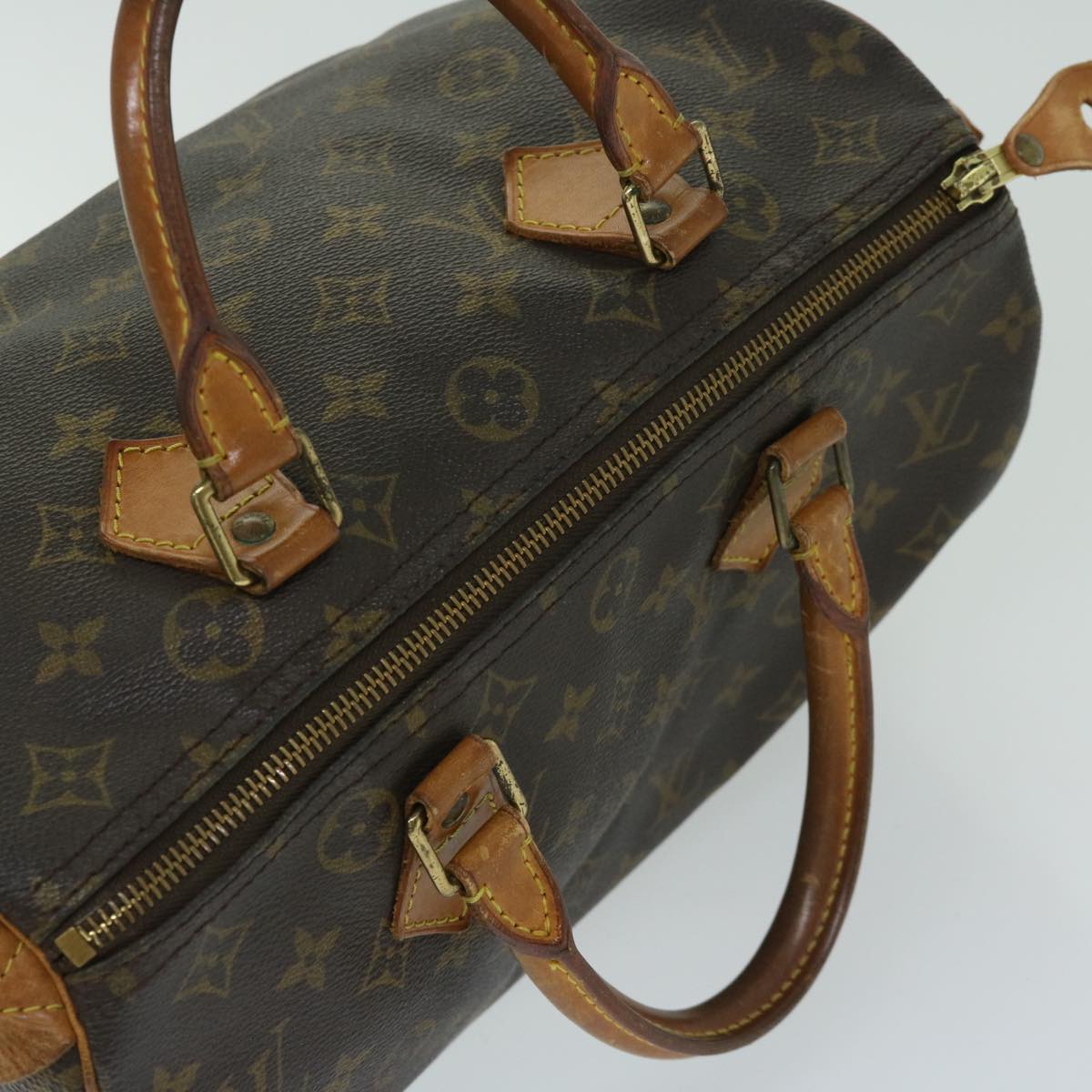 LOUIS VUITTON Monogram Speedy 30 Hand Bag M41526 LV Auth 68407