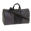 LOUIS VUITTON Eclipse Reverse Keepall Bandouliere 50 Bag M45392 LV Auth 68414A-1