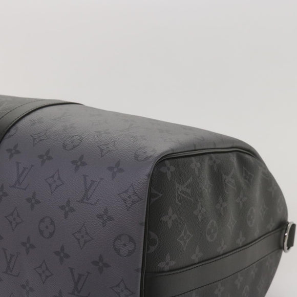 LOUIS VUITTON Eclipse Reverse Keepall Bandouliere 50 Bag M45392 LV Auth 68414SM