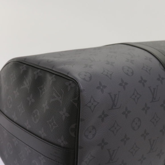 LOUIS VUITTON Eclipse Reverse Keepall Bandouliere 50 Bag M45392 LV Auth 68414SM