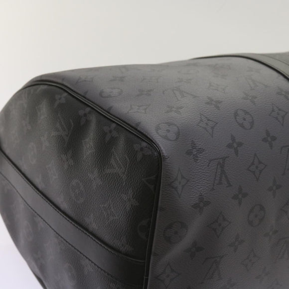 LOUIS VUITTON Eclipse Reverse Keepall Bandouliere 50 Bag M45392 LV Auth 68414SM