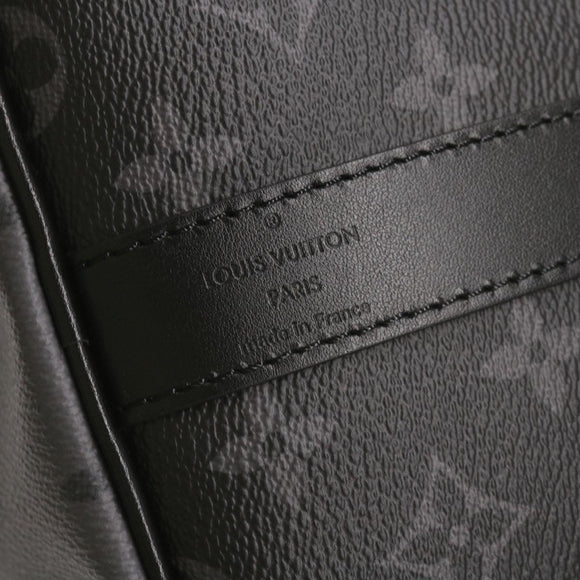 LOUIS VUITTON Eclipse Reverse Keepall Bandouliere 50 Bag M45392 LV Auth 68414SM