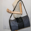 LOUIS VUITTON Eclipse Reverse Keepall Bandouliere 50 Bag M45392 LV Auth 68414A-24