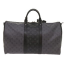 LOUIS VUITTON Eclipse Reverse Keepall Bandouliere 50 Bag M45392 LV Auth 68414A-3
