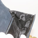 Salvatore Ferragamo Gancini Shoulder Bag Suede Black Auth 68424-21