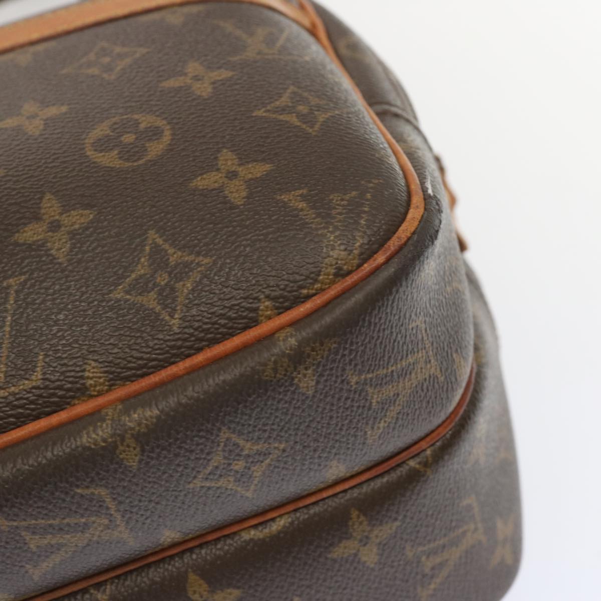 LOUIS VUITTON Monogram Reporter PM Shoulder Bag M45254 LV Auth 68446