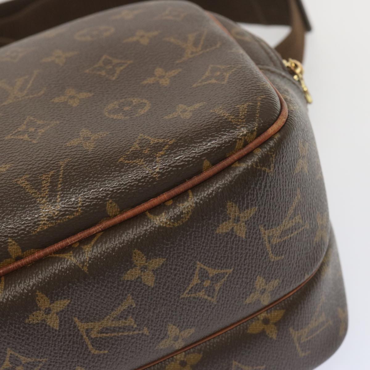 LOUIS VUITTON Monogram Reporter PM Shoulder Bag M45254 LV Auth 68446