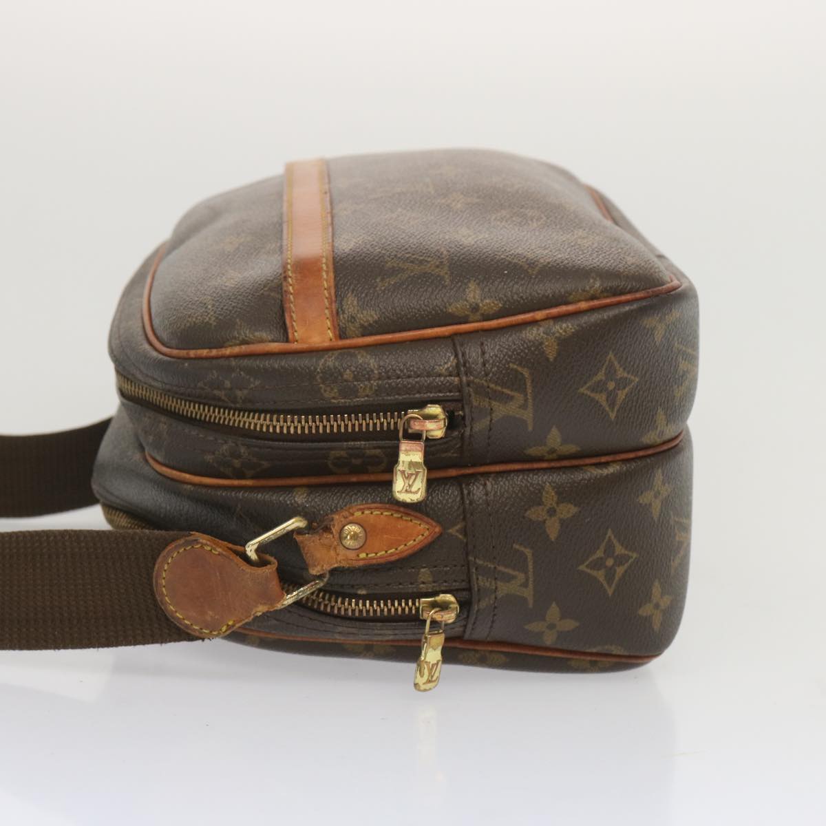 LOUIS VUITTON Monogram Reporter PM Shoulder Bag M45254 LV Auth 68446