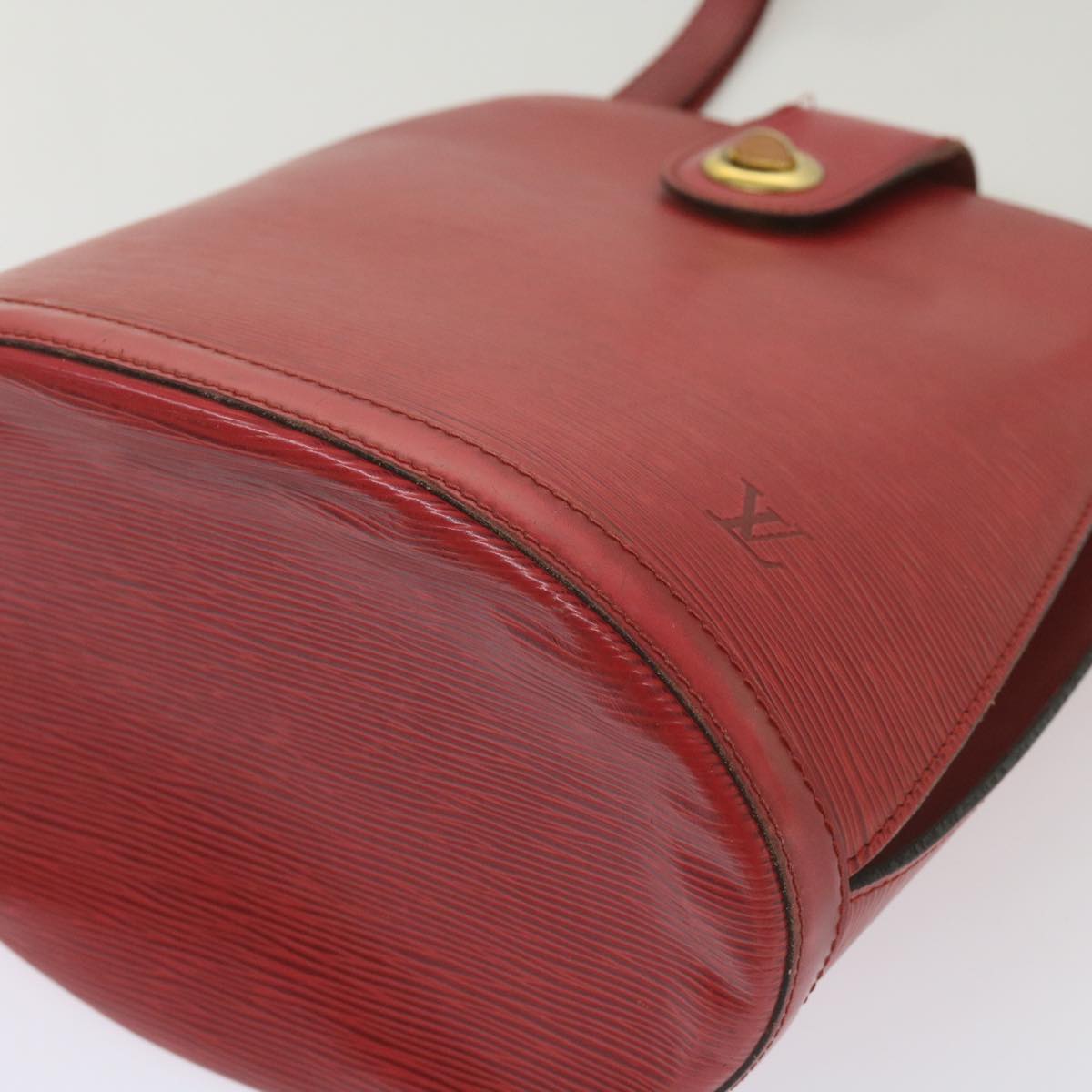 LOUIS VUITTON Epi Cluny Shoulder Bag Red M52257 LV Auth 68447