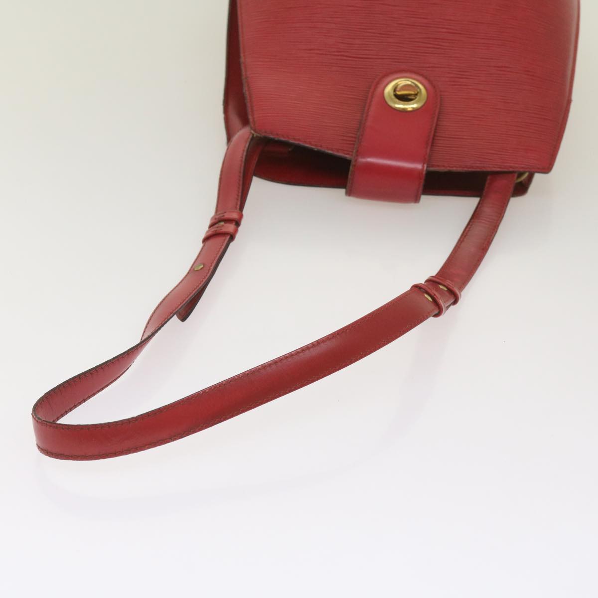 LOUIS VUITTON Epi Cluny Shoulder Bag Red M52257 LV Auth 68447