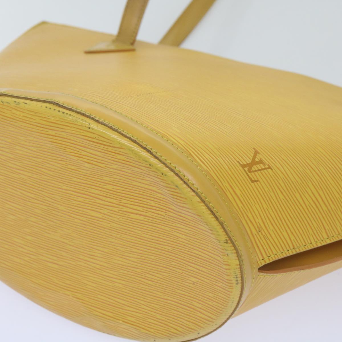 LOUIS VUITTON Epi Saint Jacques Shopping Shoulder Bag Yellow M52269 Auth 68452