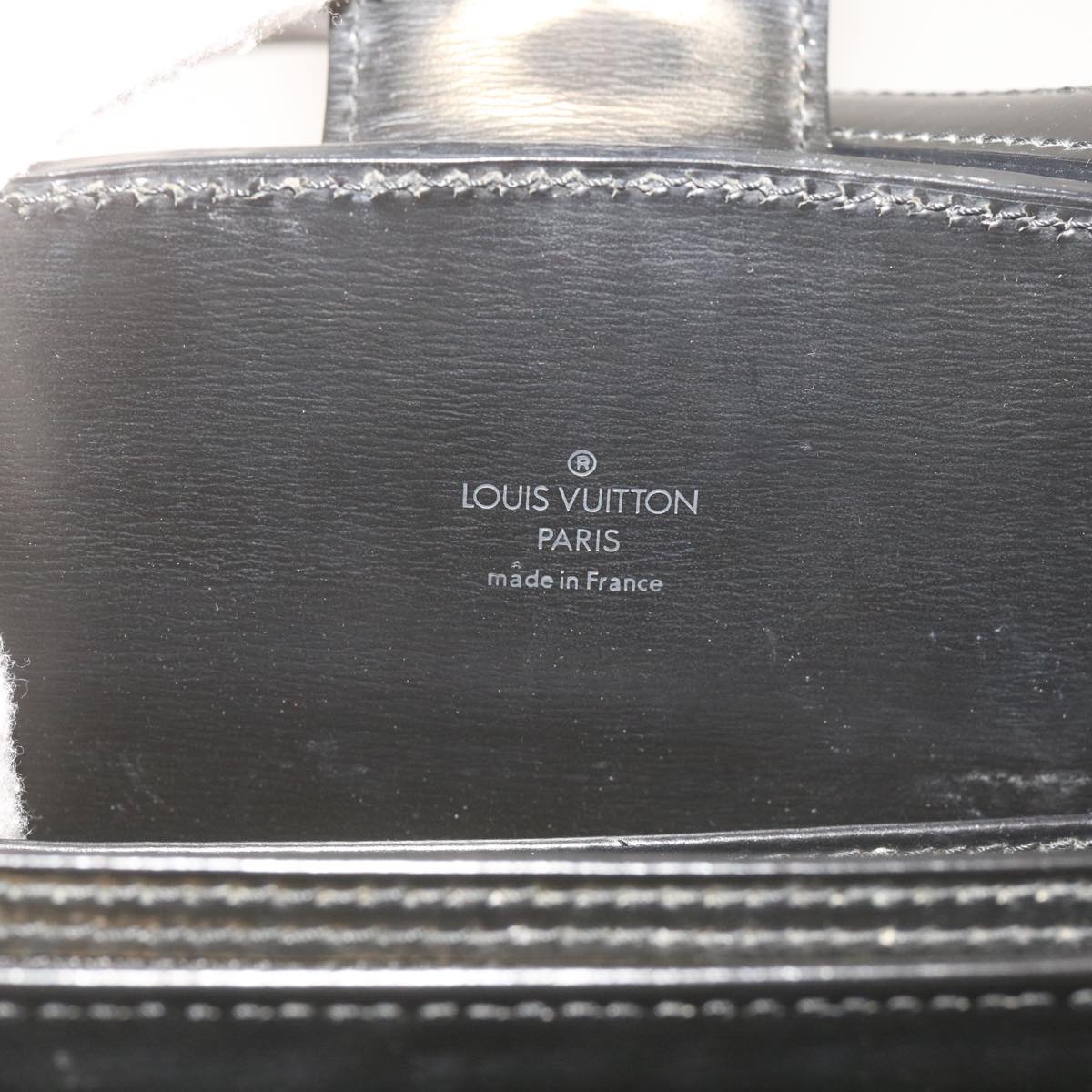 LOUIS VUITTON Epi Capuchin Shoulder Bag Black M52342 LV Auth 68453